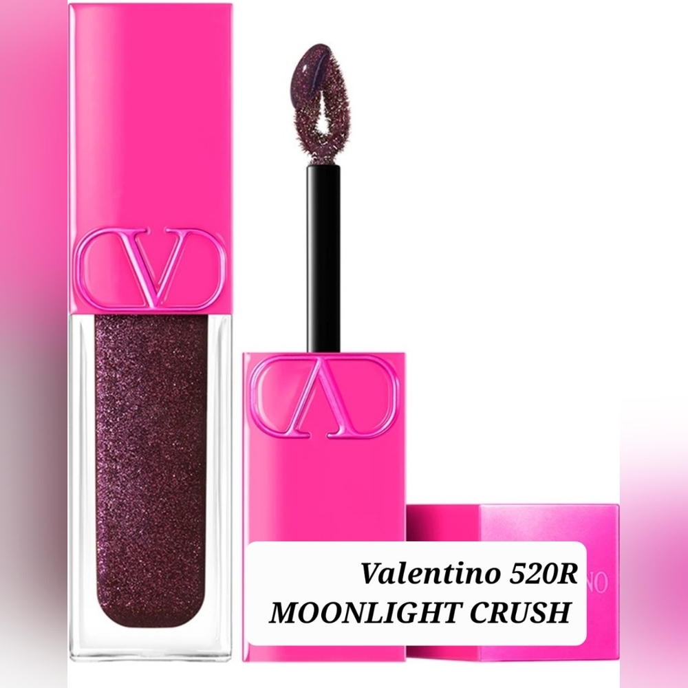 Valentino Puffer Complex Lip Plumper Gloss 520R MOONLIGHT CRUSH 💕$ALE 💕.